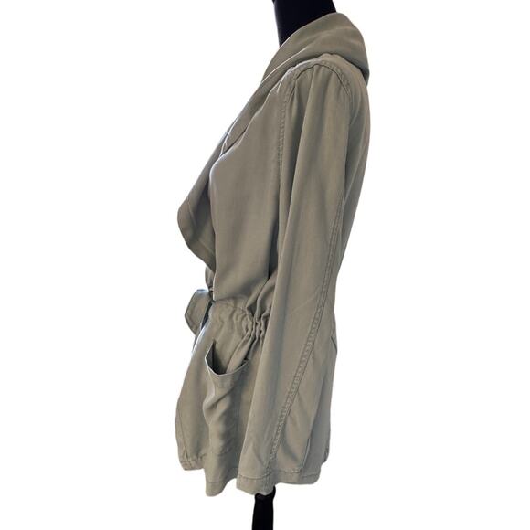 NEW MAX JEANS Women's 100% Tencel Tie Waist Jacket Size M - Picture 3 of 7